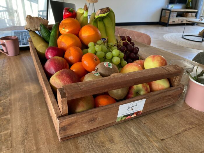 Fruit op kantinetafel