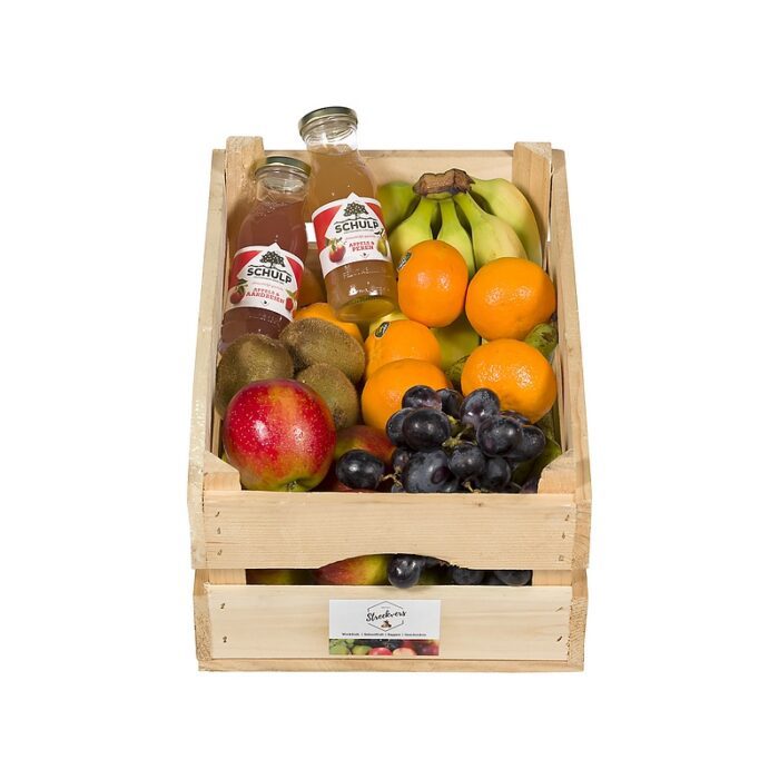 Gezonde Fruitmand in houten Kist - Afbeelding 2